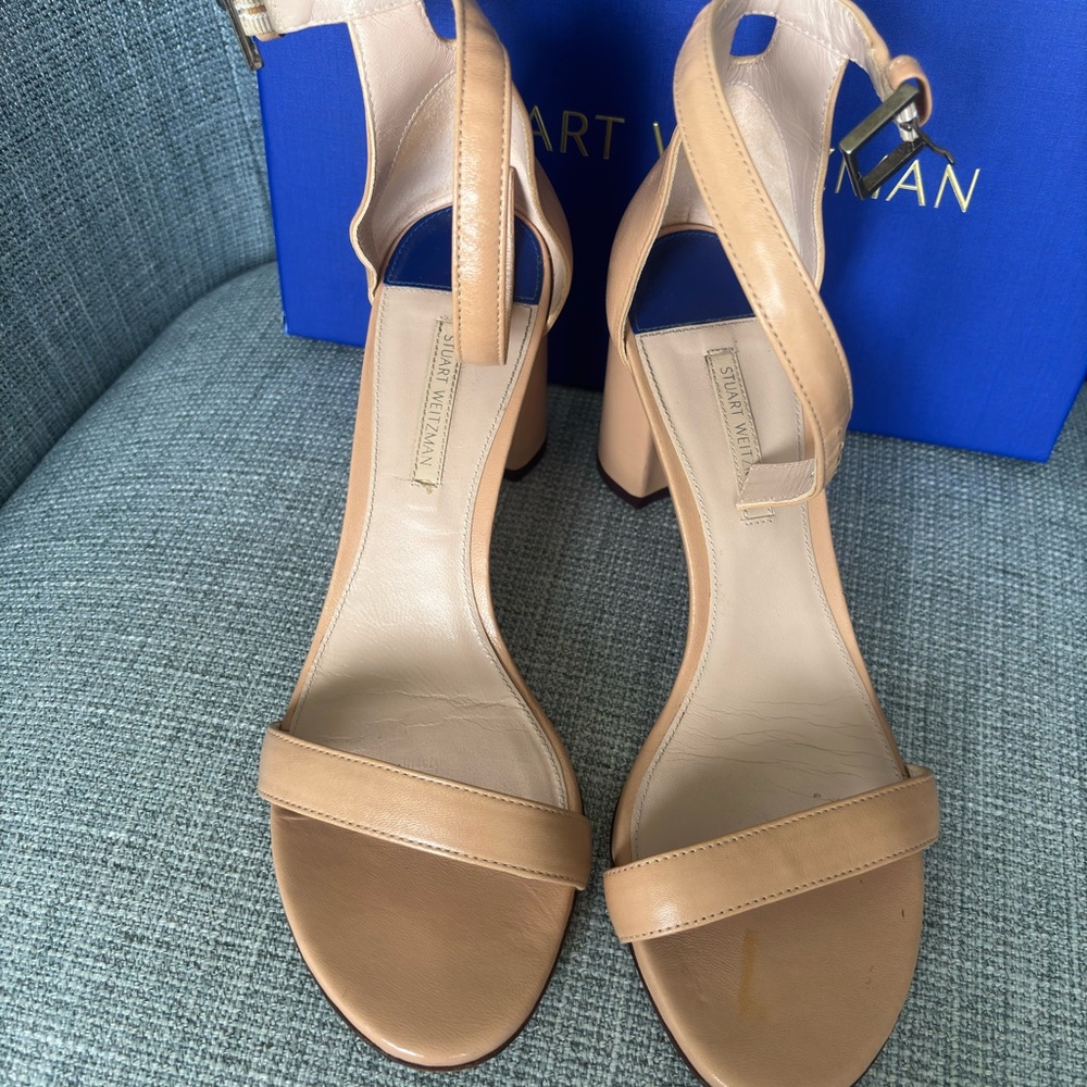 Stuart Weitzmen nude Bambina Nappa Sandal